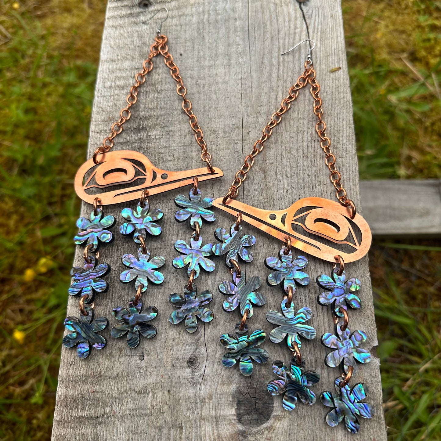 Haida Hummingbird Earrings