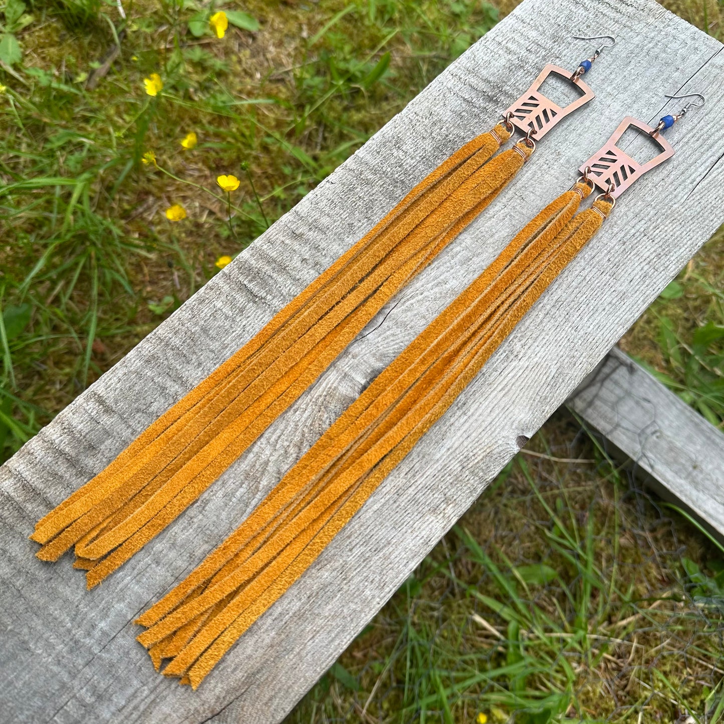 Kwakwaka’wakw Family Copper Shield Earrings
