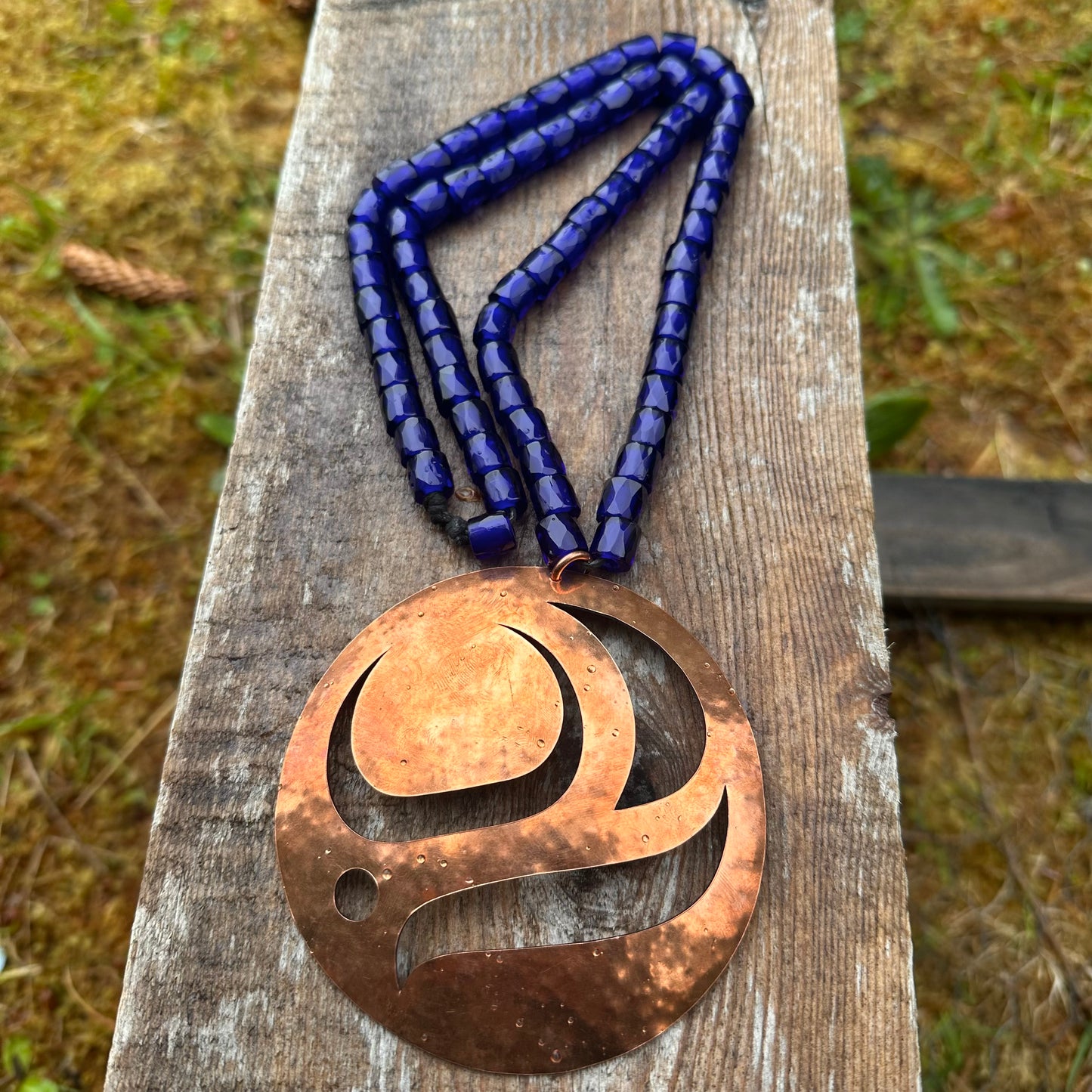XL Haida Salmon Egg Pendant