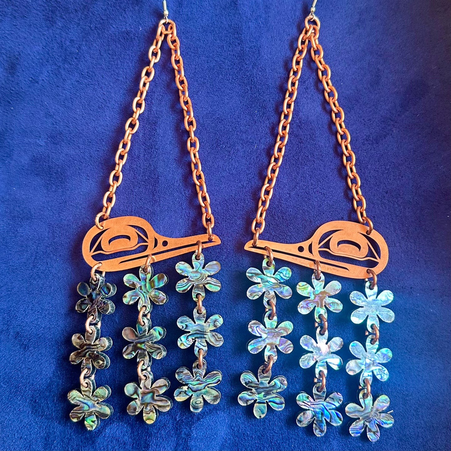 Haida Hummingbird Earrings