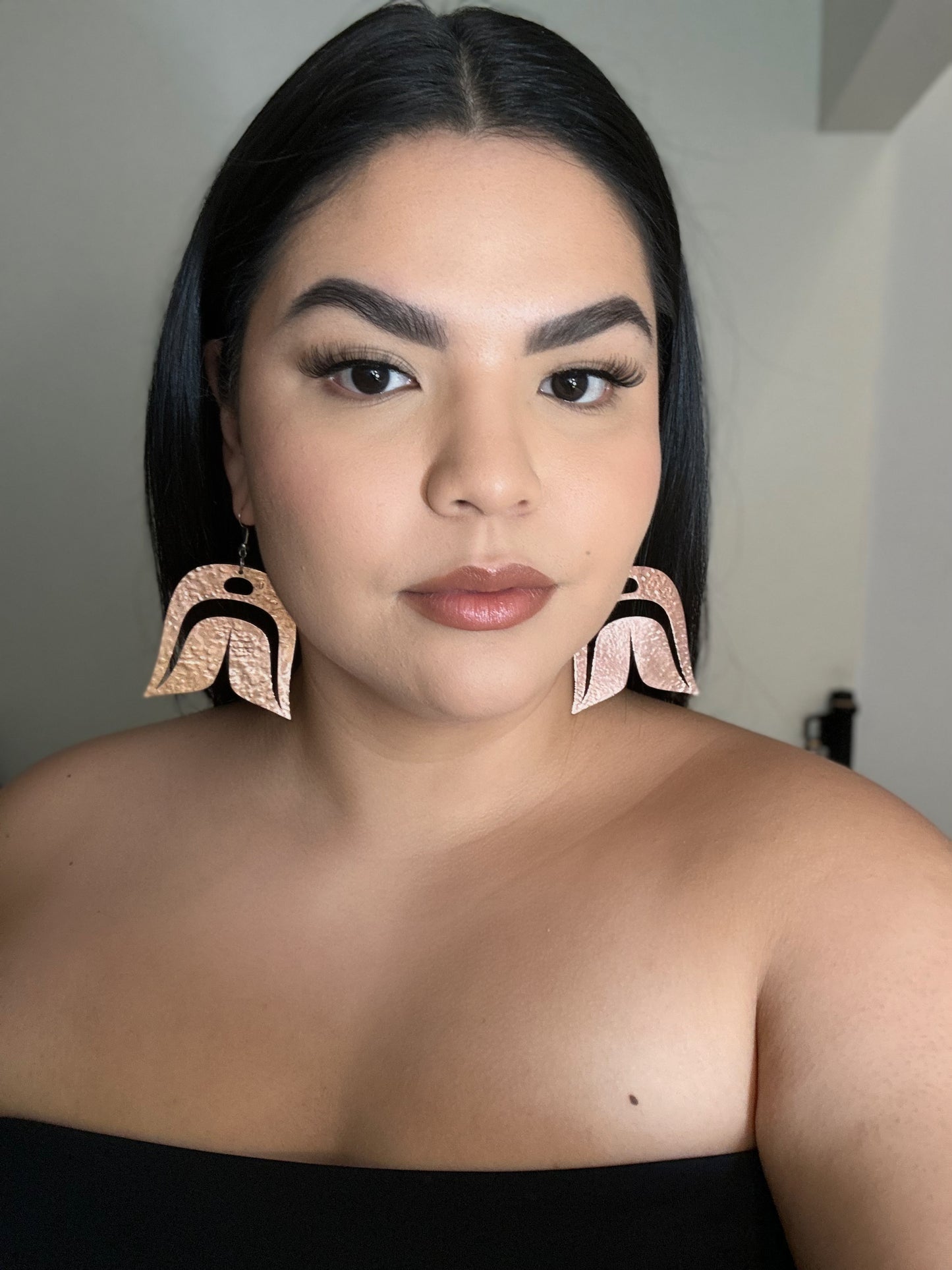 Ushape Copper Earrings