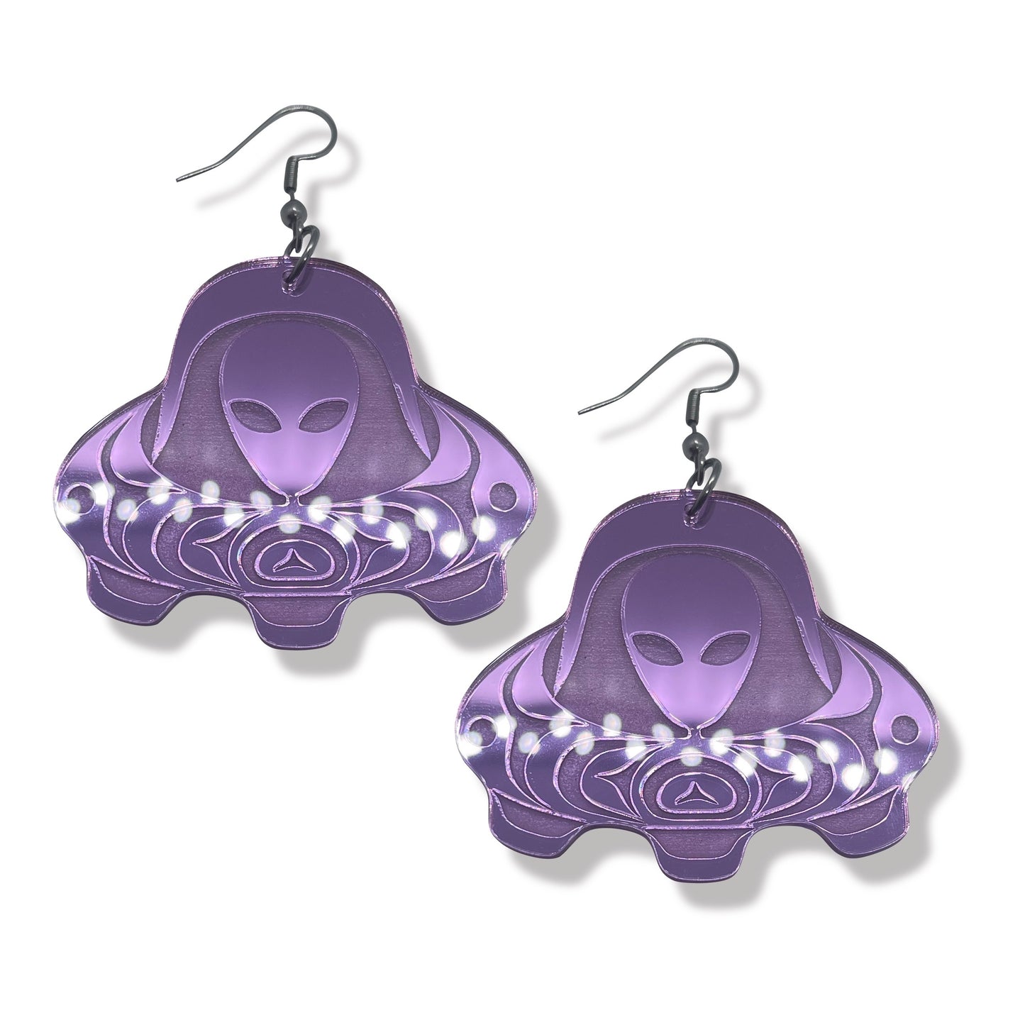 Alien Mirrored Earrings