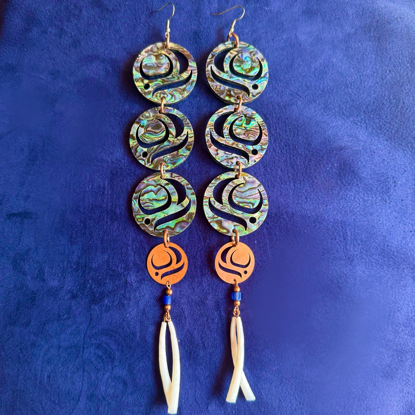 Salmon Egg Earrings