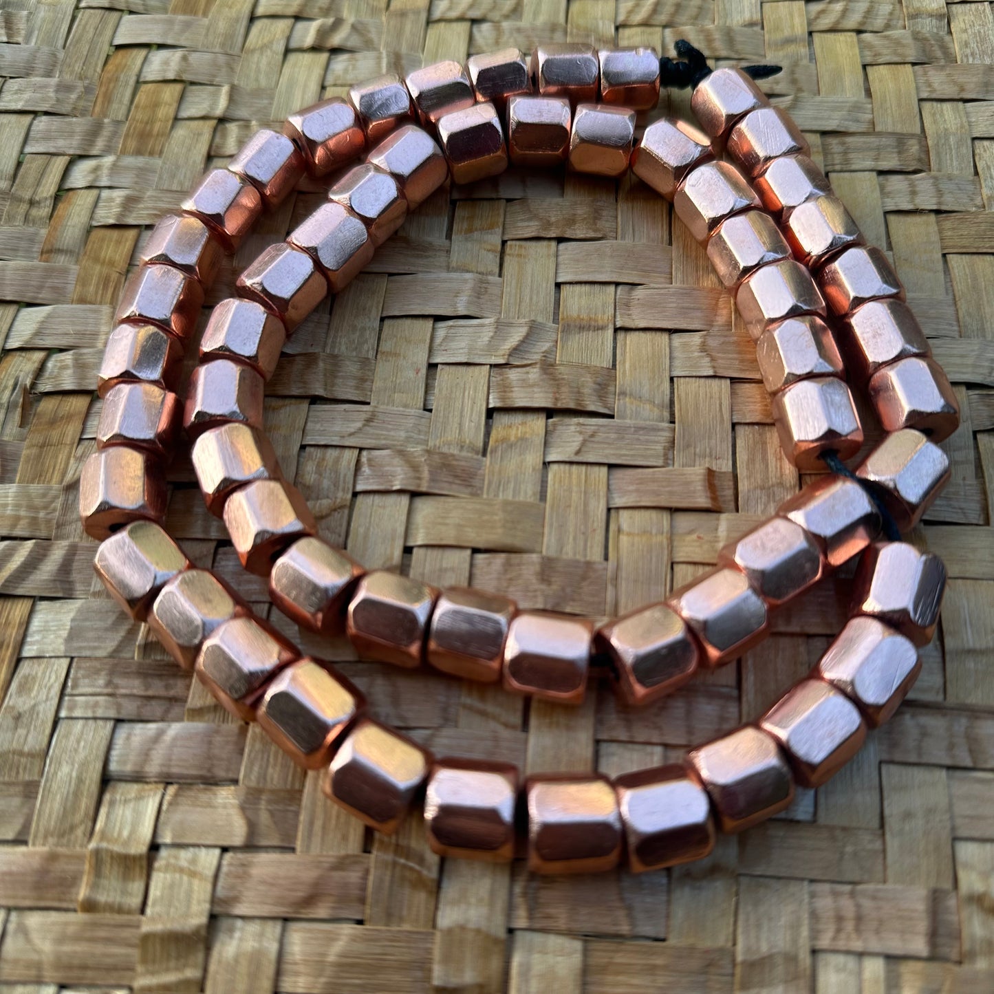 Copper Shaped Trade Beads