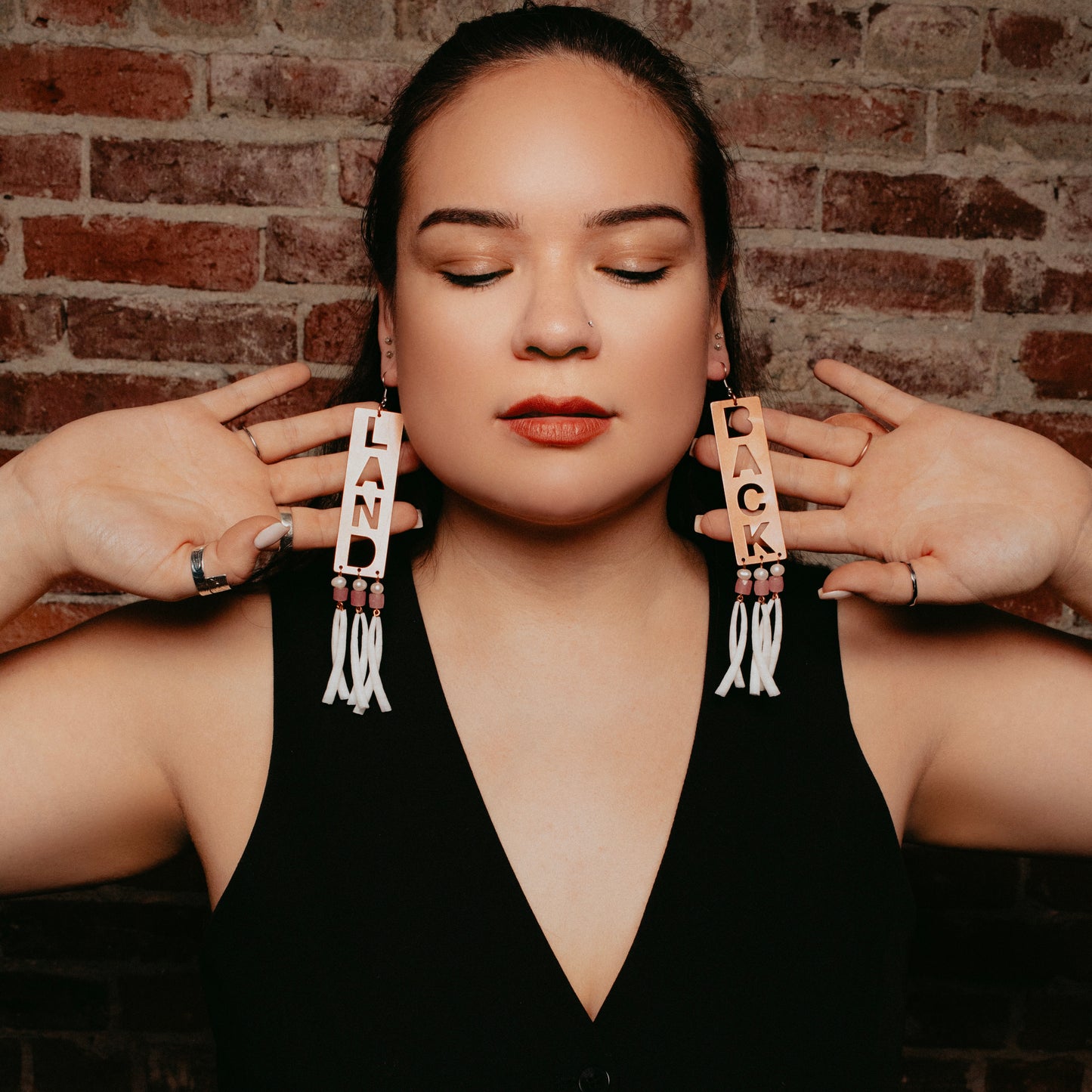 Copper Land Back Earrings