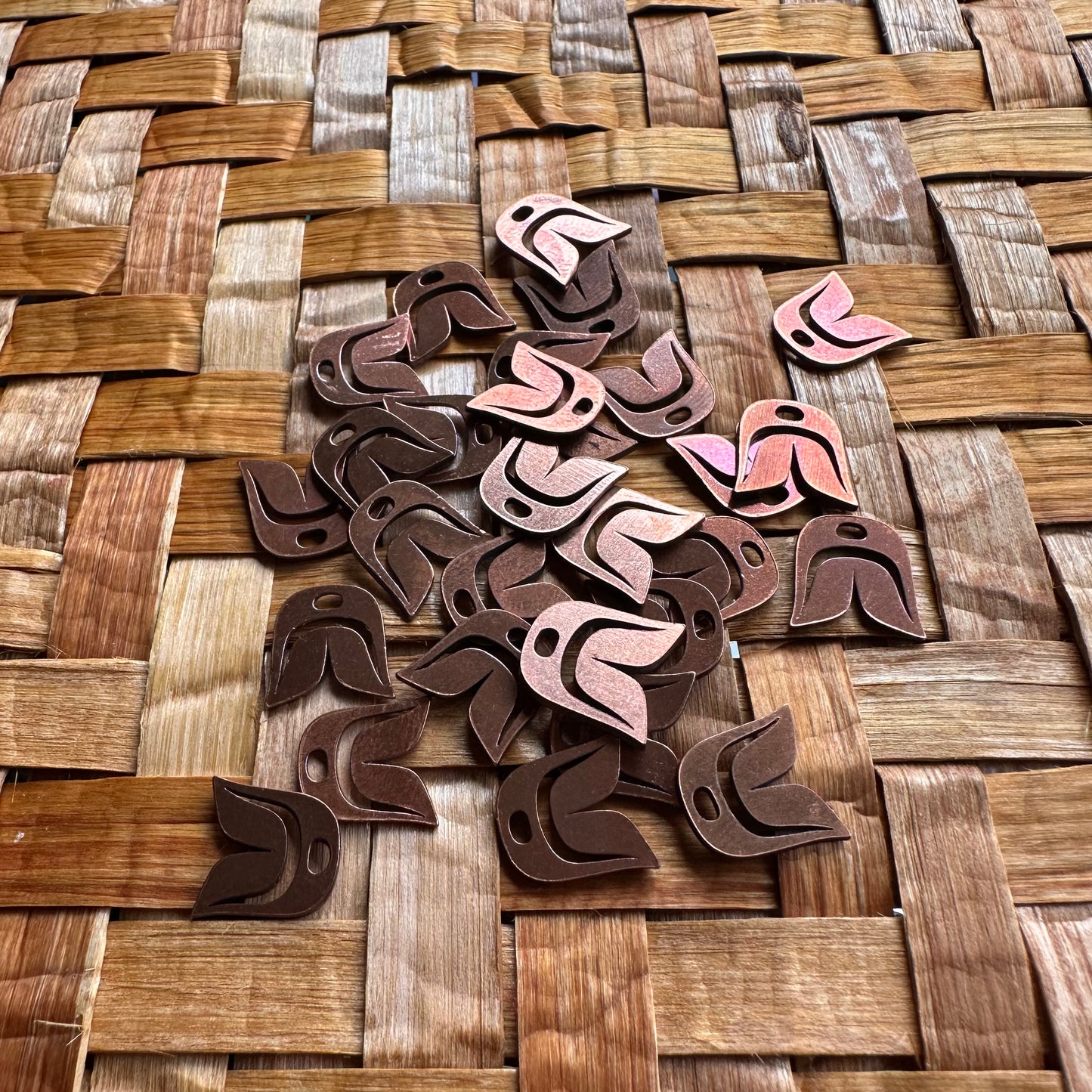 30 Copper Ushape Charms