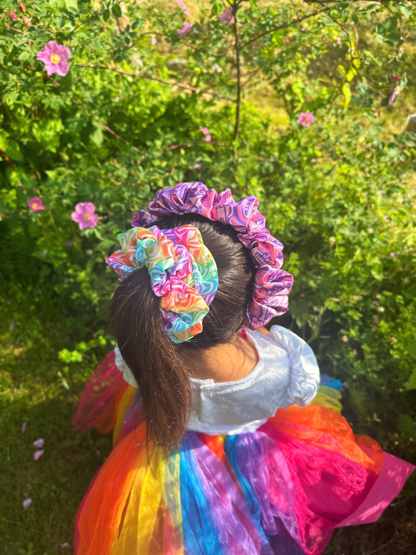 One Auntie Size Haida Scrunchy