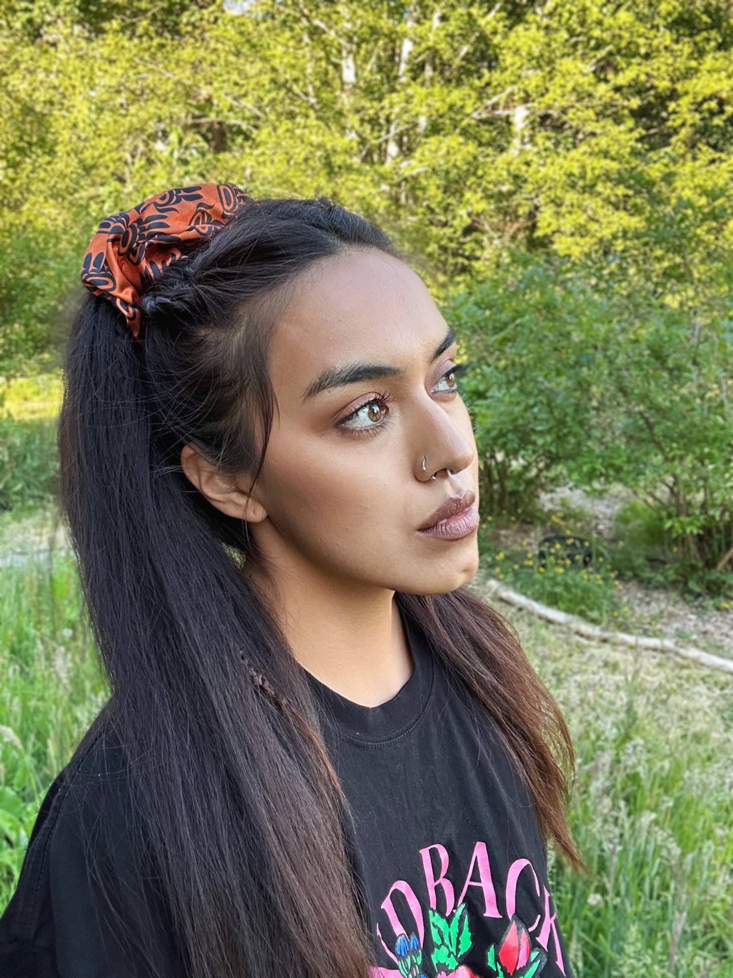 One Auntie Size Haida Scrunchy