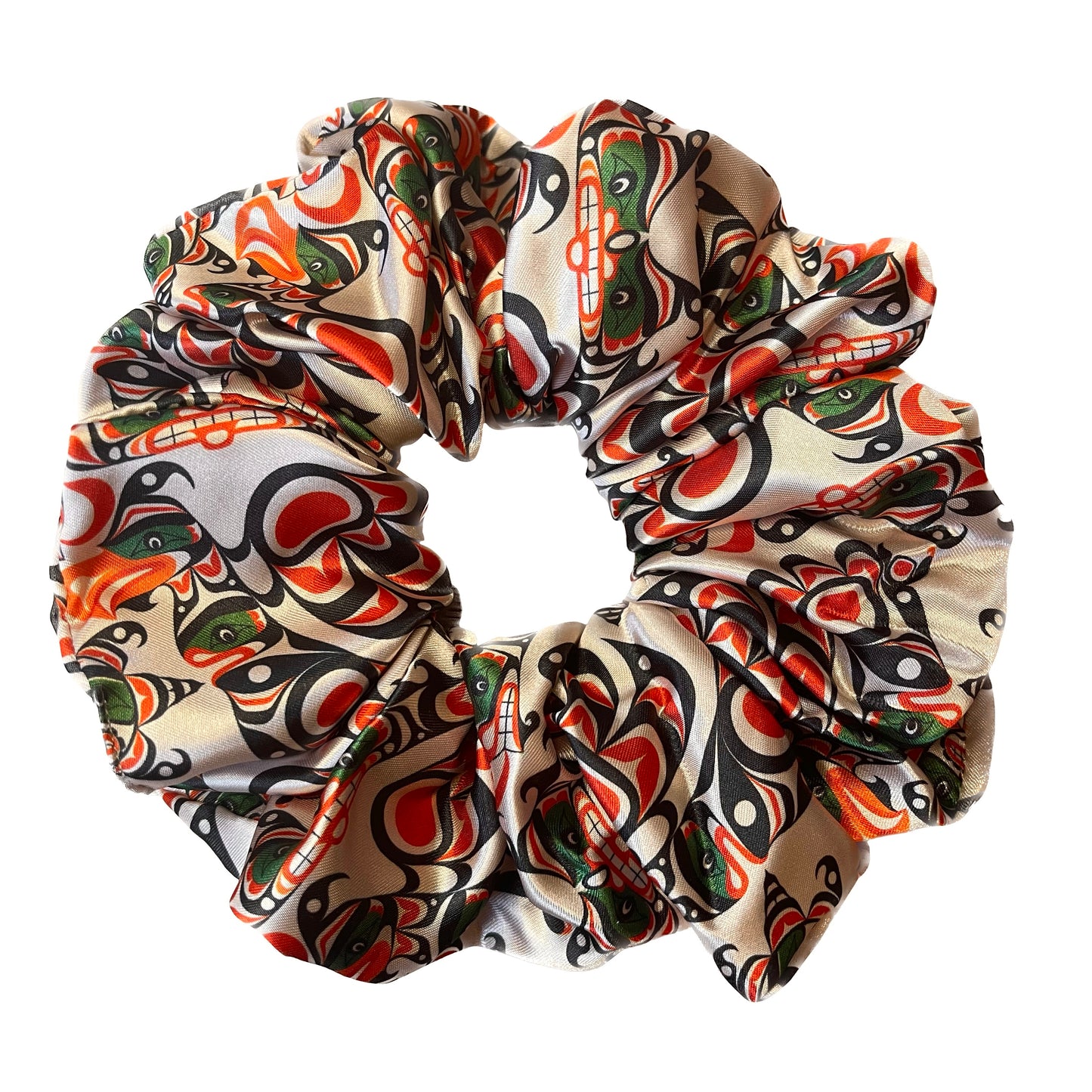 One Auntie Size Haida Scrunchy