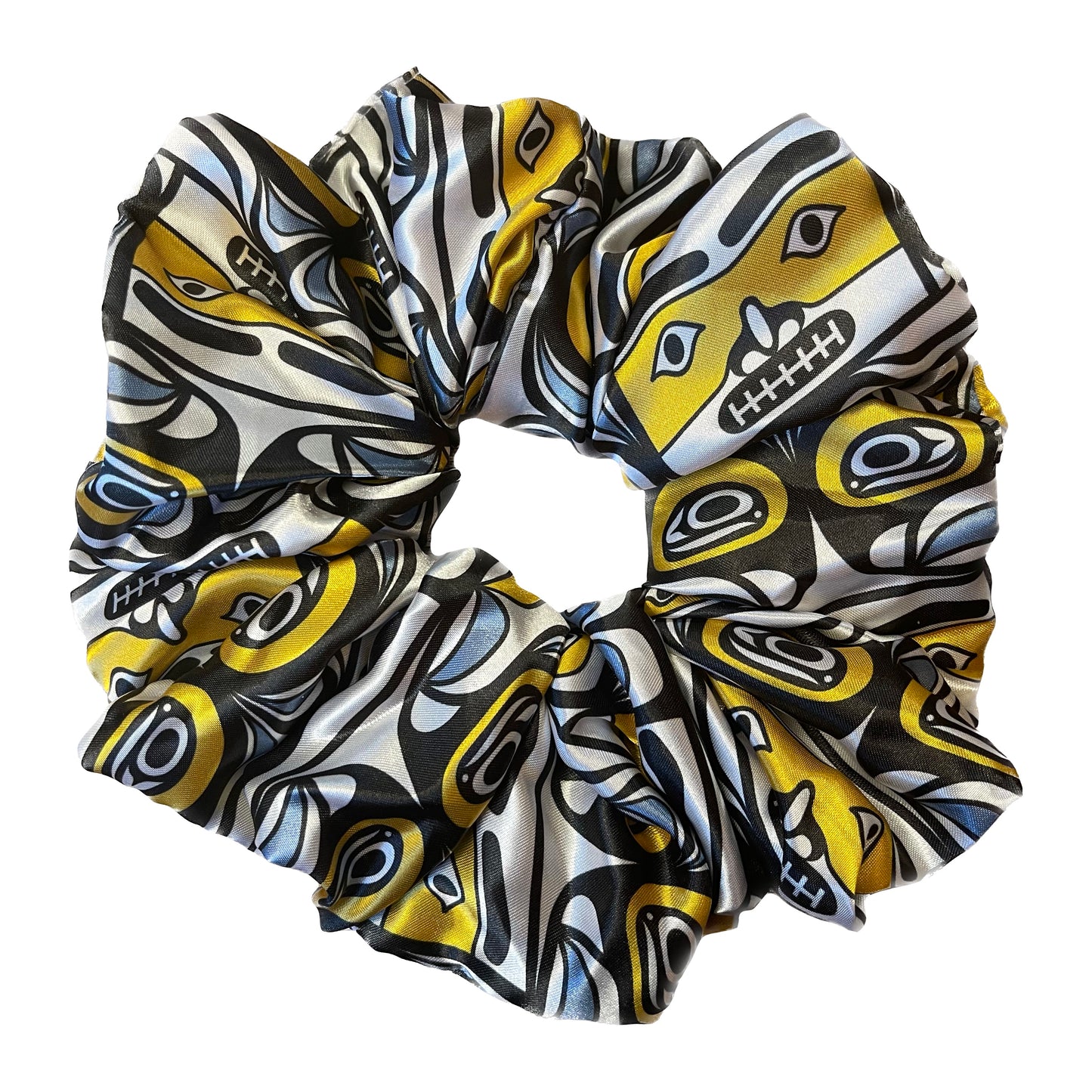 One Auntie Size Haida Scrunchy
