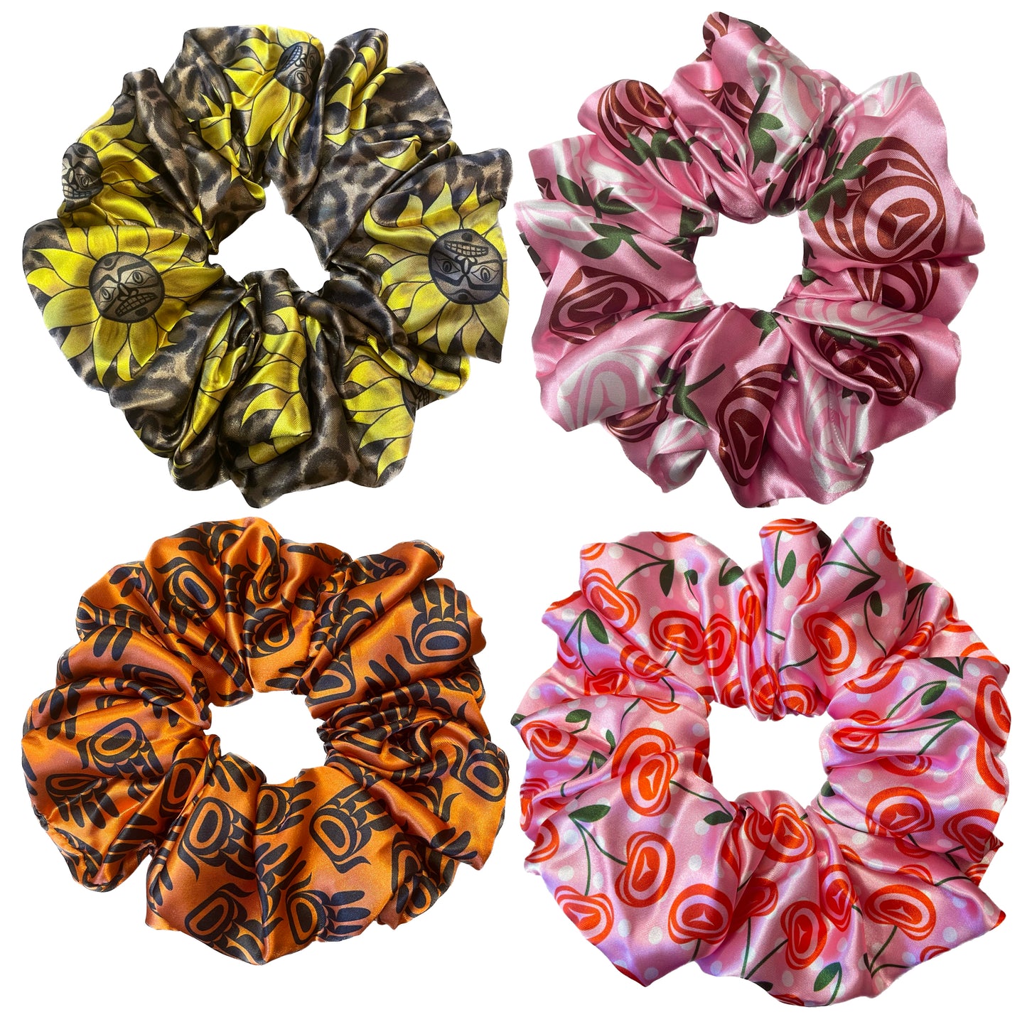 One Auntie Size Haida Scrunchy