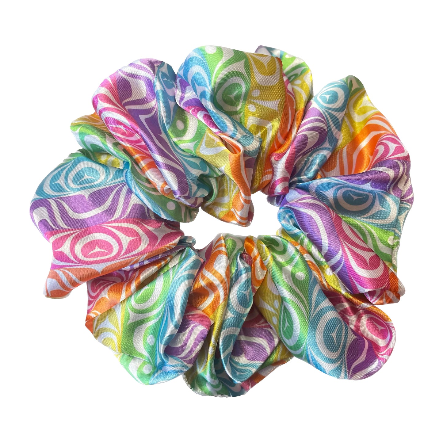 One Auntie Size Haida Scrunchy