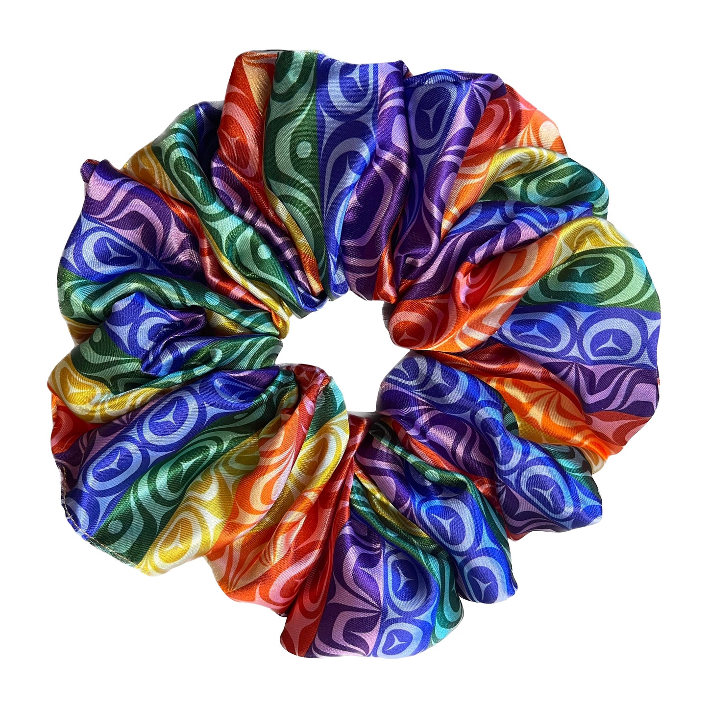 One Auntie Size Haida Scrunchy
