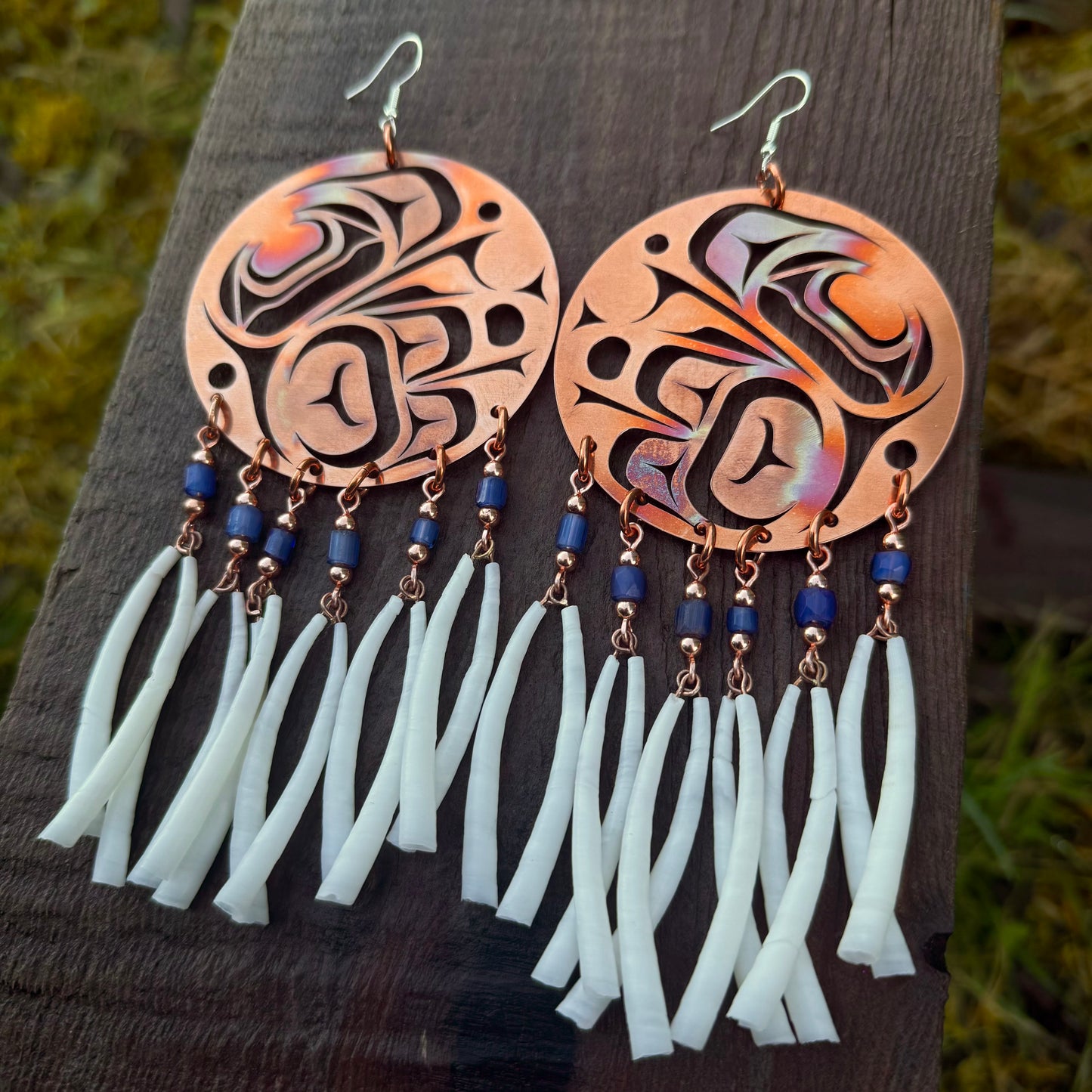 XXL Raven Steals The Light Earrings