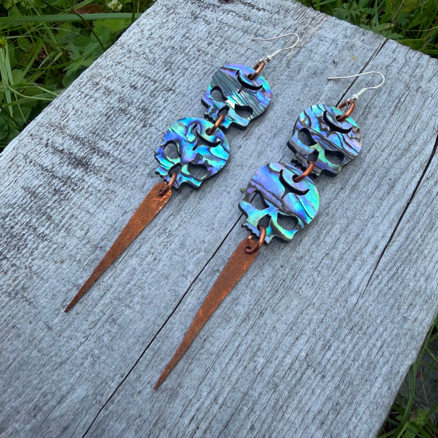 Place of Skulls Abalone Earrings