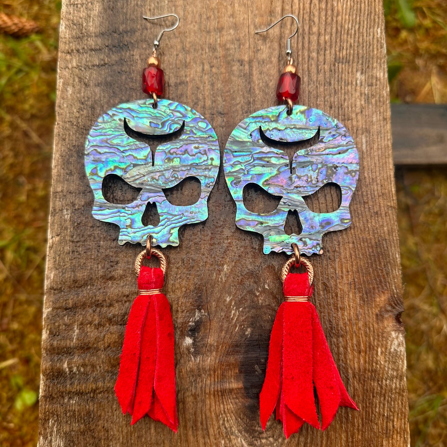 Ancestors Skull Earrings