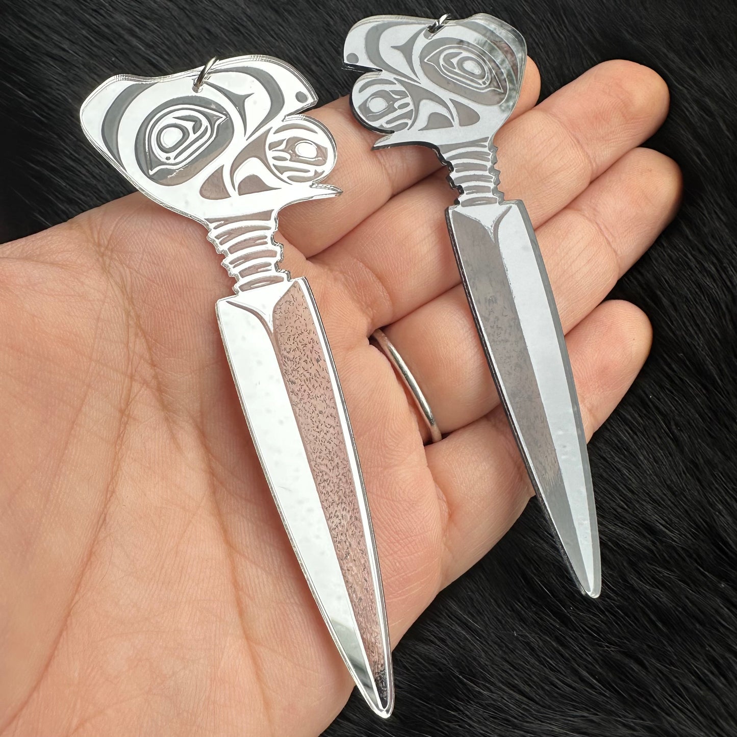 Raven Steals the Light Dagger Earrings