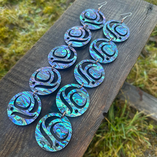 Salmon Egg Earrings