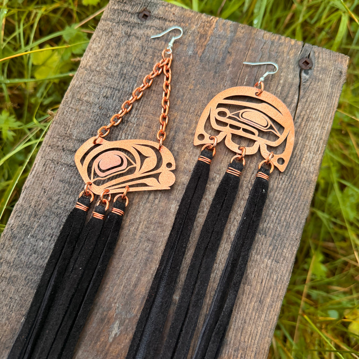 Mismatched Raven Steals the Light Earrings