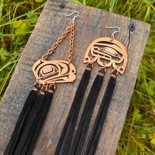 Mismatched Raven Steals the Light Earrings