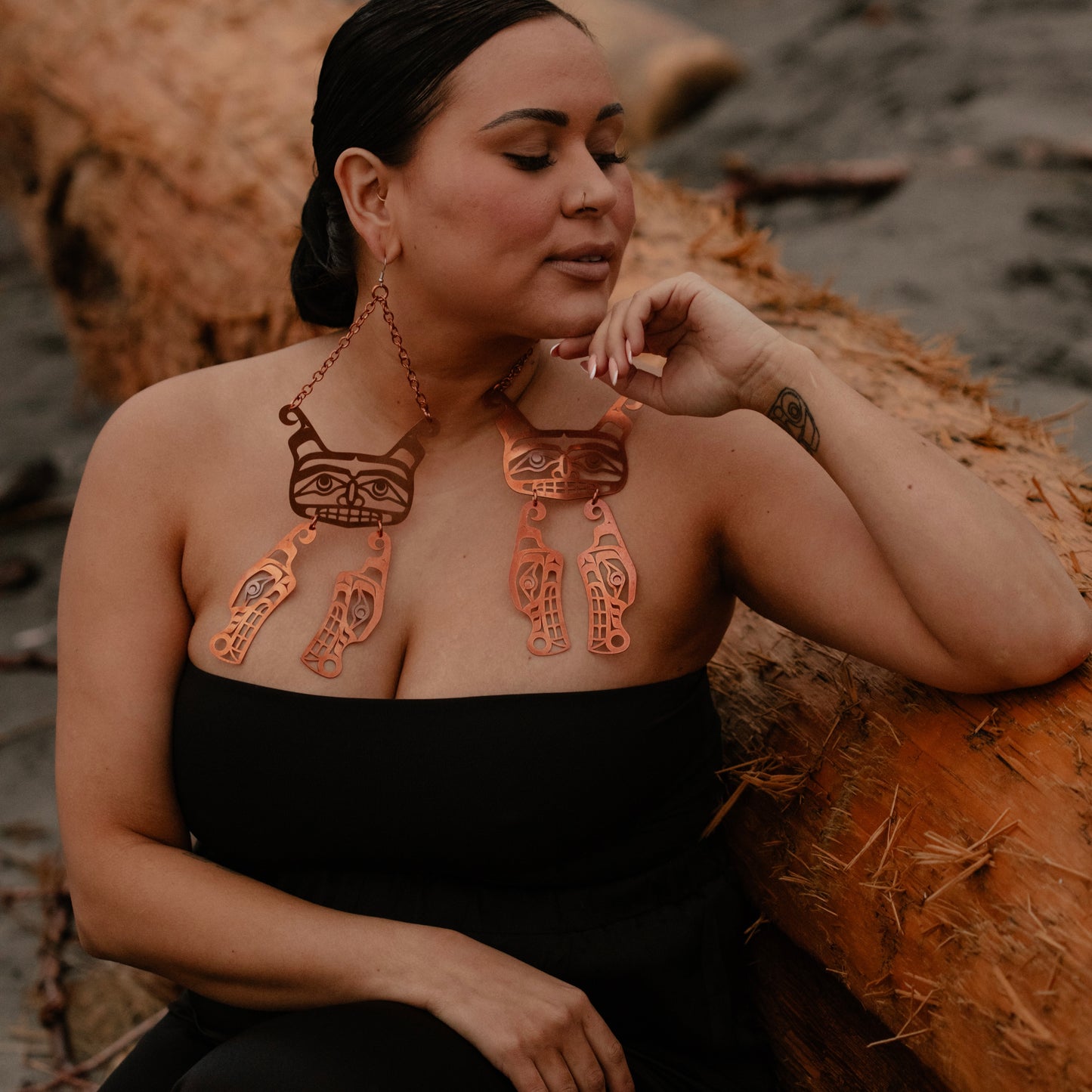Double Headed Sisiutl Earrings